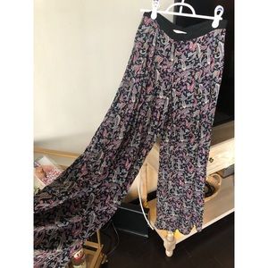 High-waisted flowy pants from UO **See note**